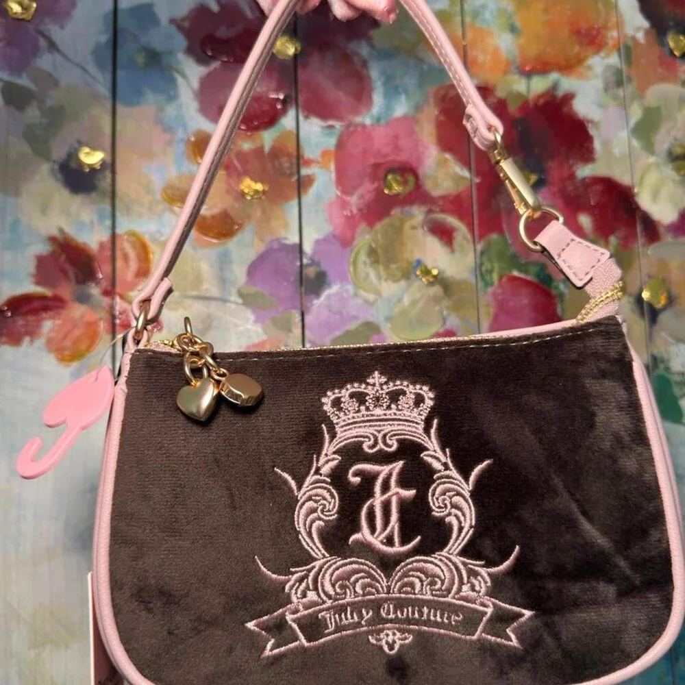 Juicy Couture Pink Brown shoulder bag